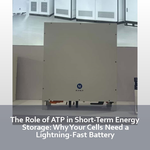 The Role of ATP in Short-Term Energy Storage: Why Your Cells Need a Lightning-Fast Battery
